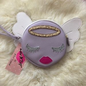 NWT Angel Betsey Johnson wristlet bag purse event